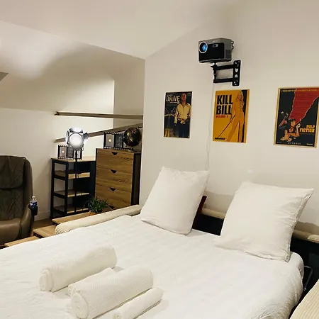Cineloft Gare, Cinema, Ps5, Air Conditioning, Massage, Netflix, Prime Video 아파트 푸아티에